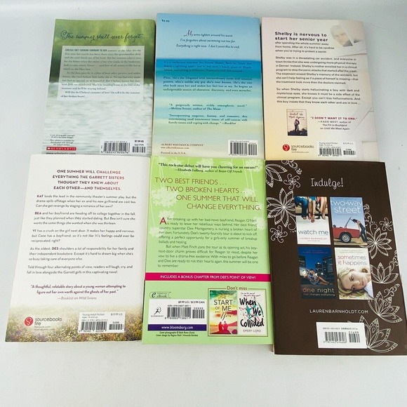 Young Adult Romance 6 Book Lot Dalton Collins Spotswood Lord Barnholdt - Picture 3 of 3